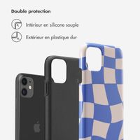 Selencia Coque arrière Vivid Tough iPhone 11 - Groovy Sapphire Blue