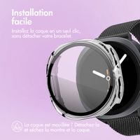 imoshion Coque rigide à couverture complète Samsung Galaxy Watch 8 (40 mm) - Transparent