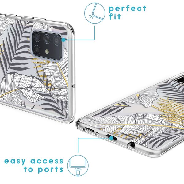 imoshion Coque Design Samsung Galaxy A71 - Glamour Botanic