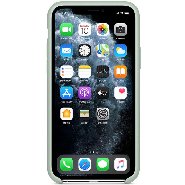 Apple Coque en silicone Apple iPhone 11 Pro - Beryl