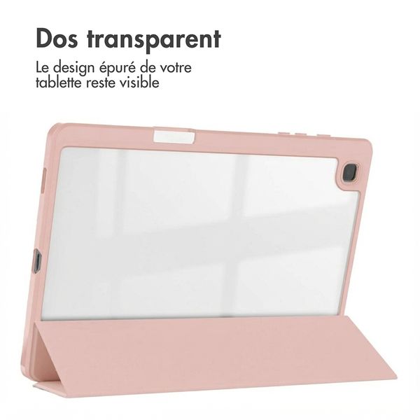 imoshion Coque tablette rigide Trifold Samsung Galaxy Tab S6 Lite (2020/2022/2024)  - Rose