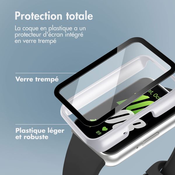 imoshion Coque rigide à couverture complète Samsung Galaxy Fit 3 - Argent