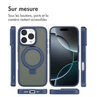 Accezz Coque Ring Stand avec MagSafe iPhone 16 Pro - Blue