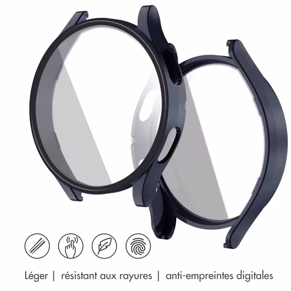 imoshion Coque rigide à couverture complète Samsung Galaxy Watch 4 - 44 mm - Bleu foncé
