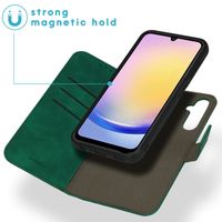 imoshion Etui de télephone luxe 2-en-1 amovible Samsung Galaxy A25 (5G) - Vert foncé