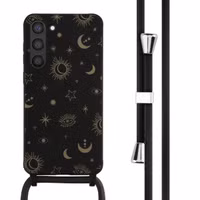 imoshion Coque design en silicone avec cordon Samsung Galaxy S23 Plus - Sky Black