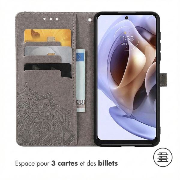 imoshion Etui de télephone Mandala Motorola Moto G14 - Gris