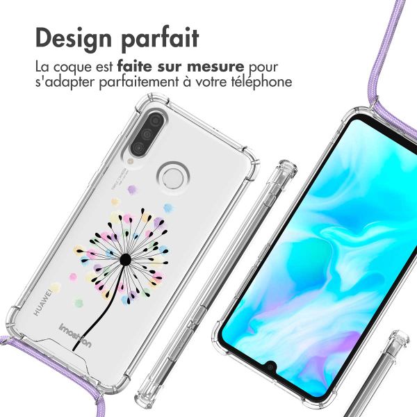 imoshion Coque Design avec cordon Huawei P30 Lite - Sandstone Dandelion