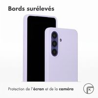 Accezz Coque Liquid Silicone avec MagSafe Samsung Galaxy S26 Plus - Violet