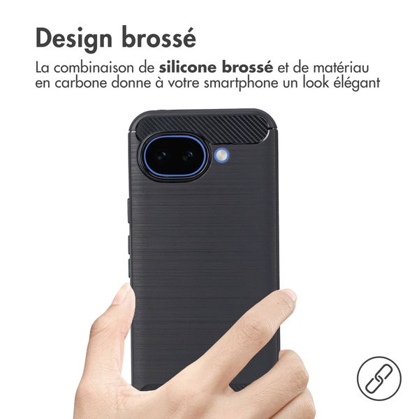 imoshion Coque Brushed Google Pixel 10a - Noir