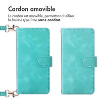 imoshion Etui de téléphone portefeuille avec cordon Google Pixel 9A - Turquoise