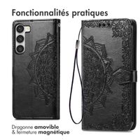 imoshion Etui de téléphone portefeuille Mandala Samsung Galaxy S23 - Noir