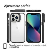 imoshion Coque Rugged Hybrid Apple iPhone 13 Pro Max - Noir / Transparent