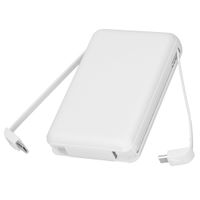 Batterie externe - 10 000 mAh - Blanc