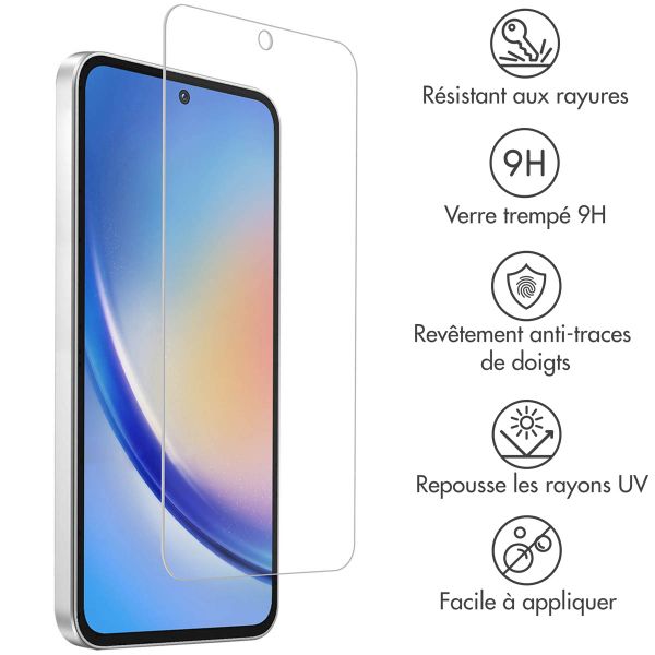 Accezz Protection d'écran en verre trempé 2-pack Samsung Galaxy A55 / A35