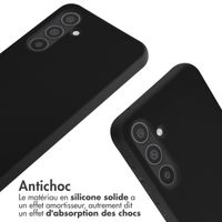 imoshion Coque en silicone avec cordon Samsung Galaxy A35 - Noir