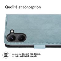 imoshion Étui de télephone portefeuille de luxe Xiaomi Poco X8 Pro - Bleu clair