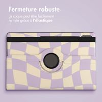 imoshion Coque Design rotatif à 360° Samsung Galaxy Tab S10 Ultra / Tab S9 Ultra - Dancing Cubes