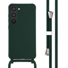 imoshion Coque en silicone avec cordon Samsung Galaxy S23 - Vert foncé