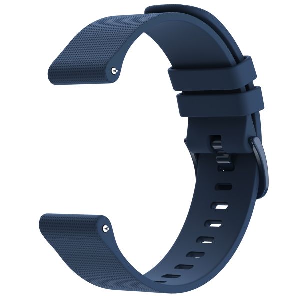 imoshion Bracelet sport en silicone avec boucle - Connexion universelle 22 mm - Bleu marine