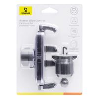 Baseus Support de téléphone UltraControl Gravity pour voiture - Universel - Grille de ventilation - Space Grey
