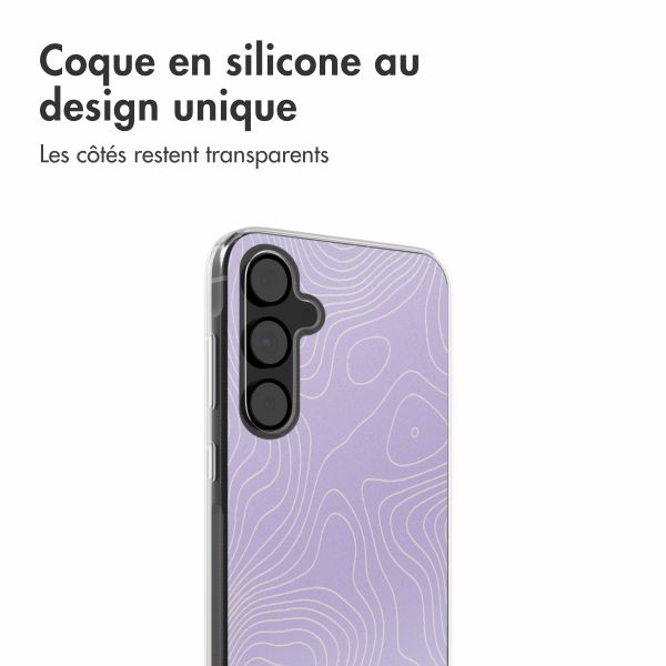 imoshion  Coque Design Samsung Galaxy A55 - Topo Lilac