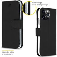 Accezz Étui de téléphone portefeuille Wallet Apple iPhone 13 Pro - Noir
