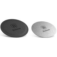 Baseus Petites plaques magnétiques pour supports magnétiques - Noir / Argent