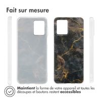 imoshion Coque Design Motorola Moto G54 - Black Marble