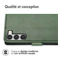 imoshion Étui de téléphone portefeuille Luxe Samsung Galaxy S23 - Vert