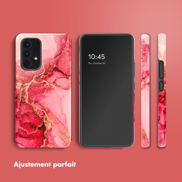 Selencia Coque arrière Vivid Samsung Galaxy A53 - Rosy Marble