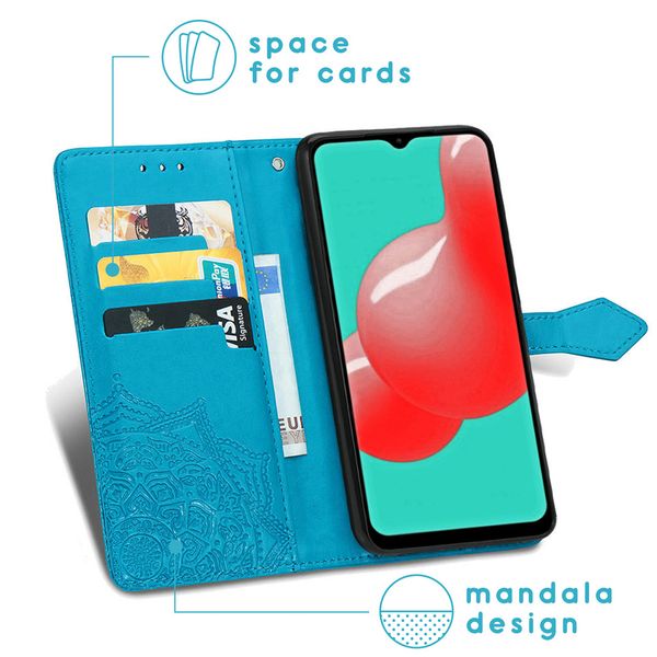 imoshion Etui de télephone Mandala Samsung Galaxy A32 (5G) - Turquoise