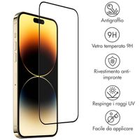 Accezz Protection d'écran en verre trempé Full Cover Apple iPhone 14 Pro Max / 15 Plus / 16 Plus