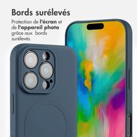 imoshion Coque Couleur avec MagSafe Apple iPhone 16 Pro - Bleu foncé
