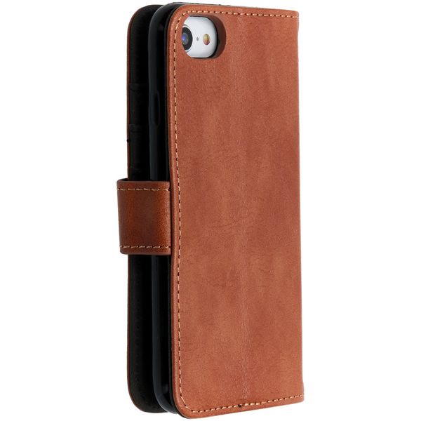 imoshion Étui de télephone portefeuille de luxe Apple iPhone SE (2022 / 2020) / 8 / 7 / 6(s) - Marron
