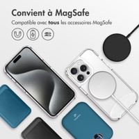 imoshion Coque MagSafe avec cordon amovible Apple iPhone 15 Pro - Transparent