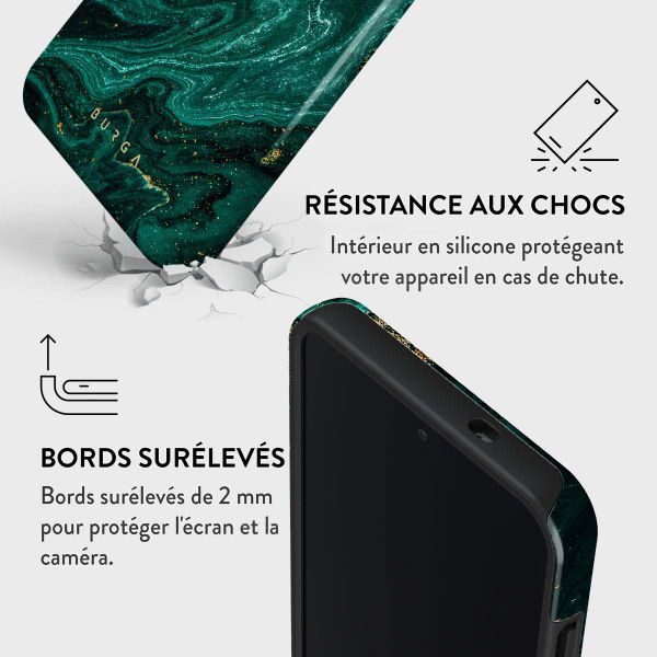 Burga Coque arrière Tough Samsung Galaxy S25 Plus - Emerald Pool