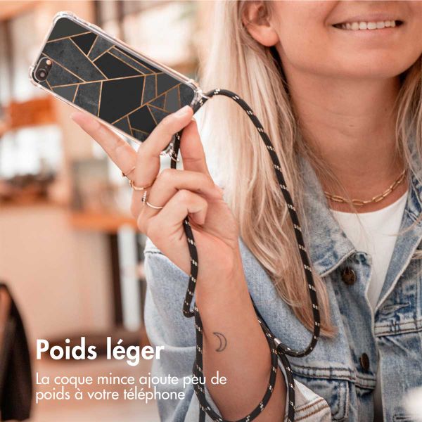 imoshion Coque Design avec cordon Apple iPhone 13 Pro - Black Graphic