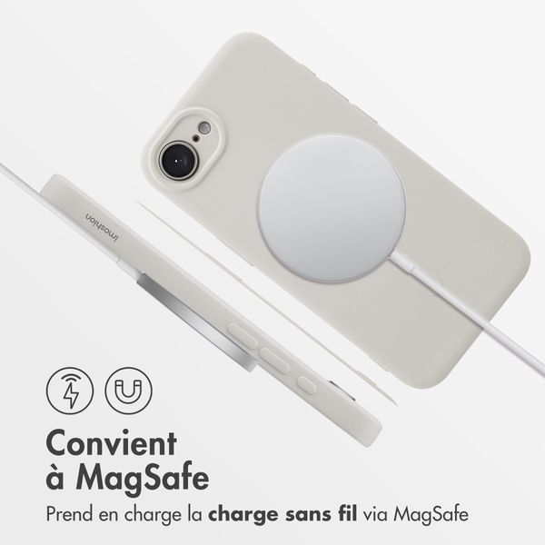 imoshion Coque Couleur avec MagSafe Apple iPhone 16e - Beige