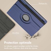 imoshion Coque tablette rotatif à 360° Samsung Galaxy Tab S8 / S7 - Bleu foncé