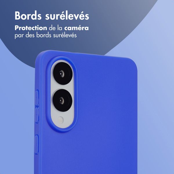 imoshion Coque Couleur Samsung Galaxy S25 Edge - Cobalt Blue