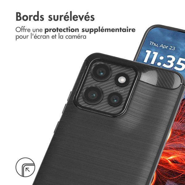 imoshion Coque Brushed Motorola Thinkphone 25 / Motorola Edge 50 Neo / Edge 60 Neo - Noir