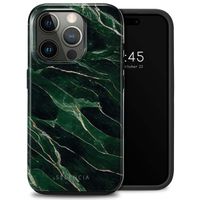 Selencia Coque arrière Vivid Tough iPhone 15 Pro - Chic Marble Quartz