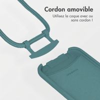 imoshion Coque arrière Color avec cordon amovible et MagSafe Samsung Galaxy S26 - Dark Green