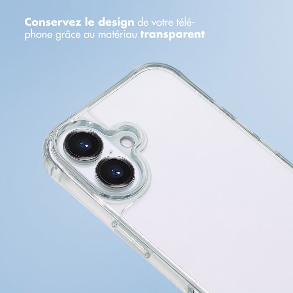 imoshion Coque avec dragonne + ﻿bracelet iPhone 16 - Perles cœurs