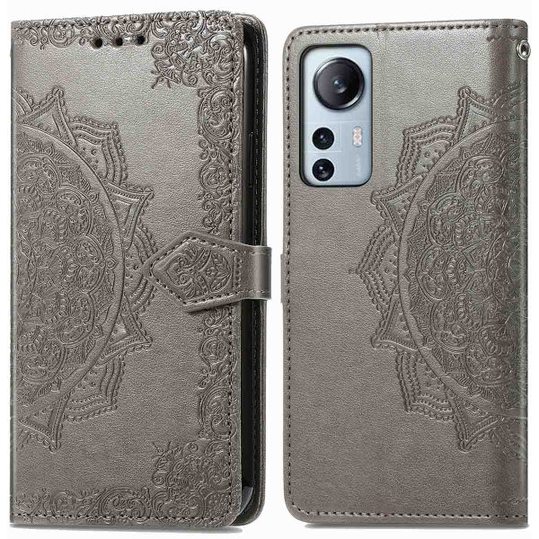 imoshion Etui de téléphone portefeuille Mandala Xiaomi 12 Lite - Gris