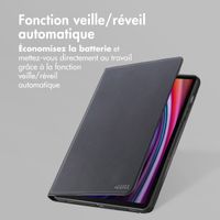 Accezz Coque tablette Classic Samsung Galaxy Tab S10 Plus / Tab S9 FE Plus / Tab S9 Plus - Noir