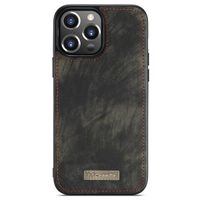 CaseMe Etui de téléphone de luxe en cuir deux iPhone 13 Pro Max