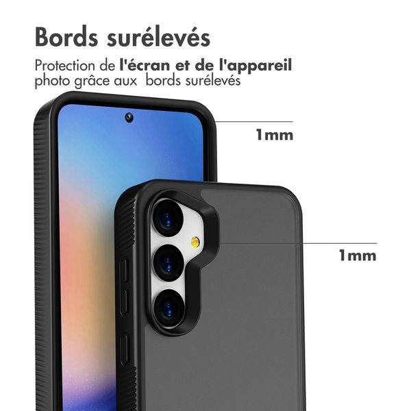 Accezz Coque Givrée Robuste Samsung Galaxy A35 - Noir