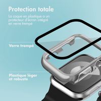 imoshion Coque rigide brillante à couverture complète pour Apple Watch Series 1 / 2 / 3 - 42 mm - Argent